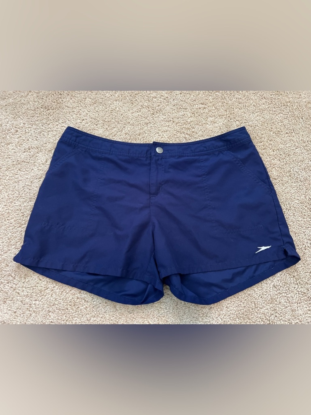 Speedo Size Medium Navy Blue Swim Shorts Board Shorts